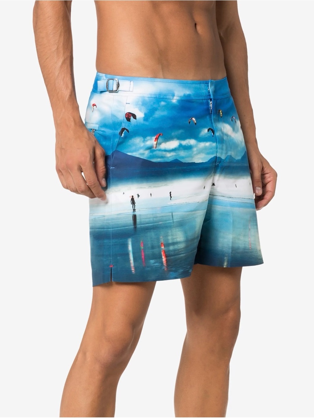 Orlebar Brown Bulldog High Flyers Print Swim Shorts